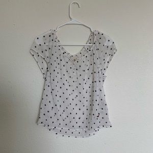 S Women’s clear through short sleeve shirt.